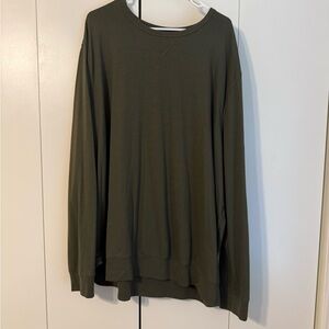 Sonoma Men's Dark Green Crewneck Sweater